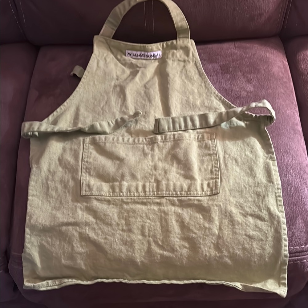 Kids Green Apron by William Sonoma